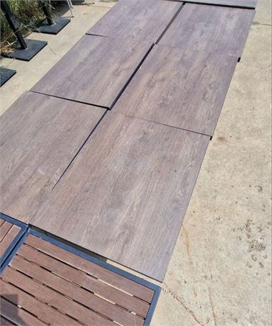 Lot 43 - Table, dark grey in colour