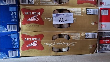 Lot 82 - MILLER HIGH LIFE 355ML 24PK CAN (2)
