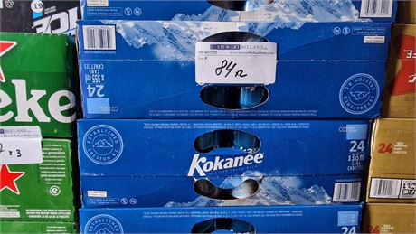 Lot 84 - KOKANEE 355ML 24PK CAN (2)
