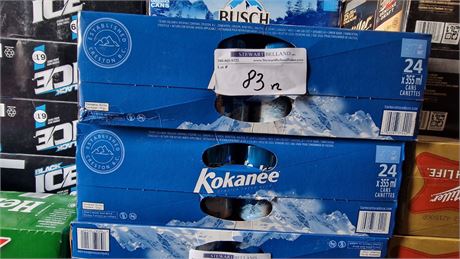 Lot 83 - KOKANEE 355ML 24PK CAN (2)