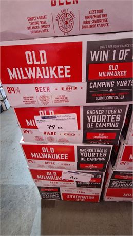 Lot 74 - OLD MILWAUKEE 24PK CAN (2)