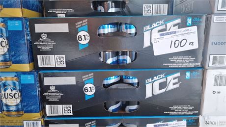 Lot 100 - 355ML BLACK ICE 24 CANS (2)