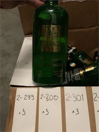 Lot  2-300  KERN PREMIUM IRISH WHISKEY 750ML (3)