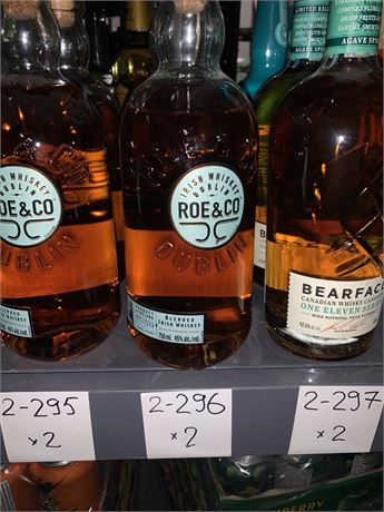 Lot  2-296  ROE & CO BLENDED 750ML (2)