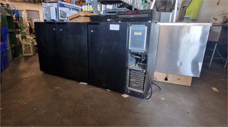 Beverage-Air 3 door under counter cooler