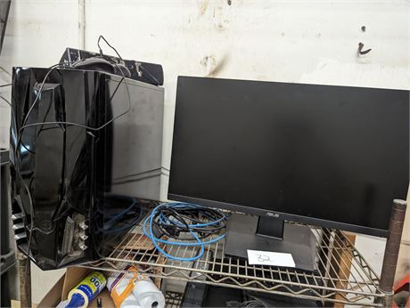Lot 32 - SET:  Monitor ASUS VA27E +  PC