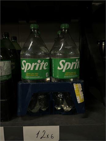 Lot 12 - Sprite Lemon Lime Soda 2L