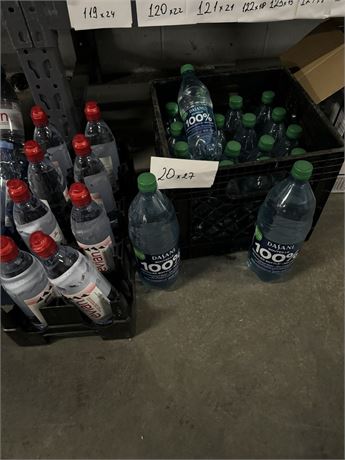 Lot 20 - Evian Natural Spring Water 750ml, Dasani Salt Free Water 591ml