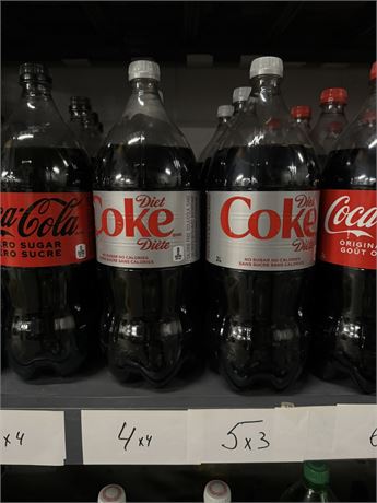 Lot 5 - Diet Coca-Cola  2L