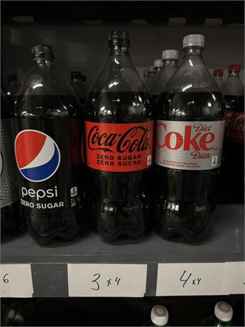 Lot 3 - Coca-Cola Zero Sugar 2L