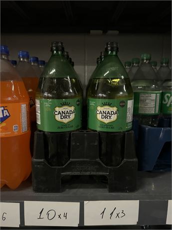 Lot 10 - Canada Dry Zero Sugar 2L