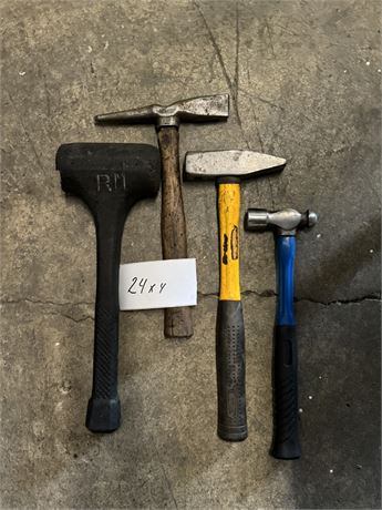 Lot 24 - Set of Hammers