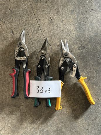 Lot 33 - Set of Mettal Cutting Snips
