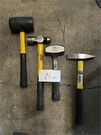 Lot 23 - Set of Hammers