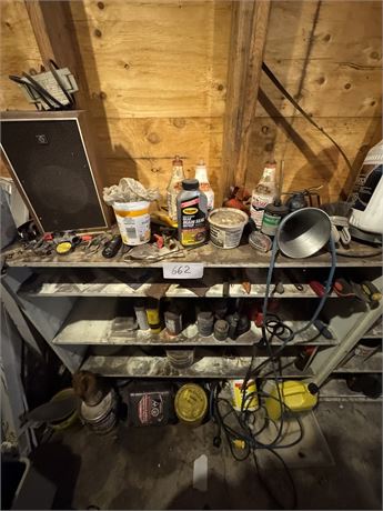 Lot 662 - Misc oil, and lubricants