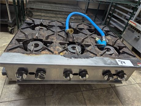 Lot 74 -Counter top Stove top range