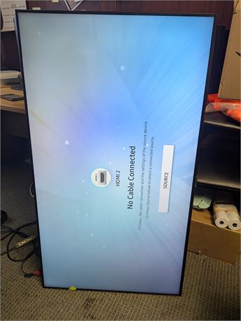 Lot 84 - Samsung 50" display unit with Television wall mount