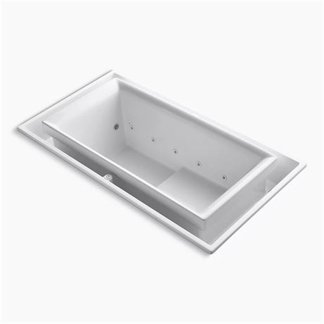 Lot 64 - DROP IN EFFERVESCENCE BATHTUB WITH CHROMOTHERAPY AND CE
