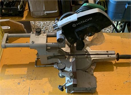 Lot 134 - Hitachi 8 1/2" Slide Compound Saw
