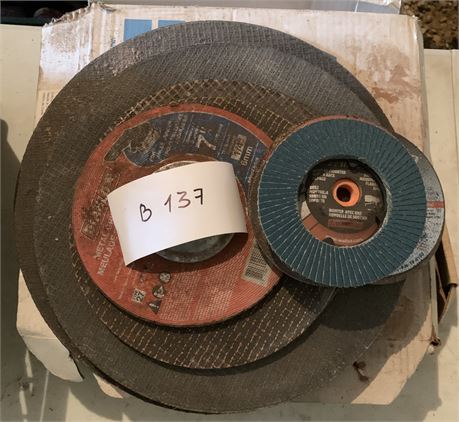 Lot 137 - Cutting and Grinding Discs