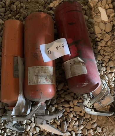Lot 117 - Rustic Fire Extinguishers