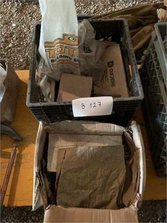 Lot 127 - (2) 50Lbs Boxes of nails