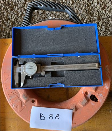 Lot 88 - Steel Fish Tape and Caliper