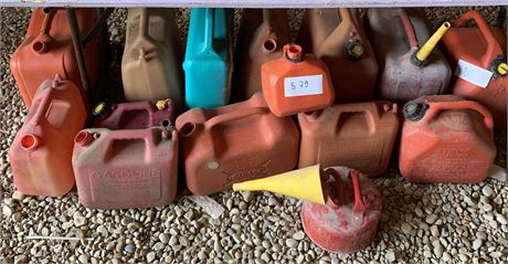 Lot 79 - Various Gas containers