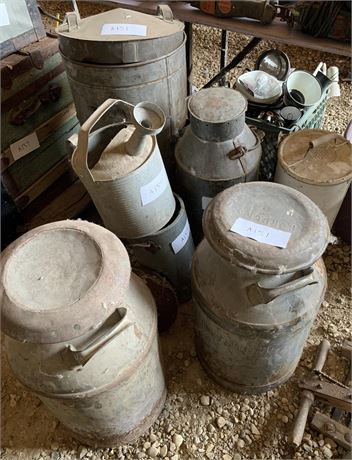 Lot 151 - Milk Jugs and Creamers Holders