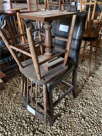 Lot 153 - Chairs and Side Table