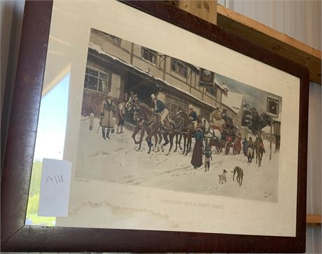 Lot 111 - Rustic Print