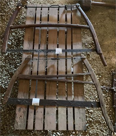 Lot 74 - (2) Antique Bow Saws