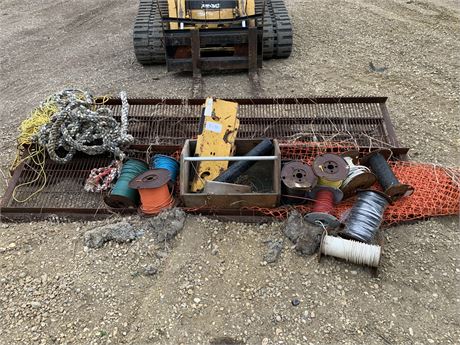 Lot 176 - Steel Grates, Wires and other