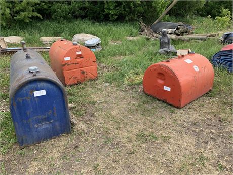 Lot 188 - (3) Used Metal Fuel Tanks