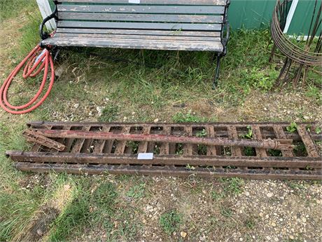 Lot 175 - (2) Heavy Duty Ramps and Wagon Attachment