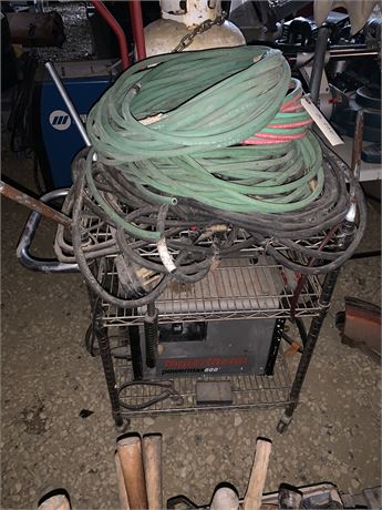 Lot 156 - Rack with MIG Welder