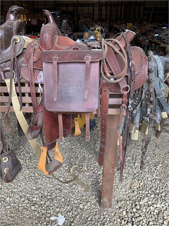 Lot 248 - Saddle with Stand