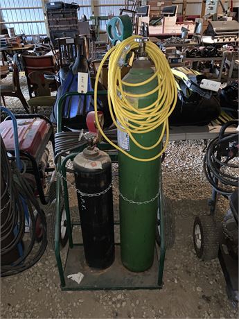 Lot 149 -Welding Tank and Cart