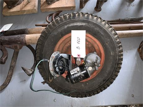 Lot 160 - Automotive horn and Windshield waster motor