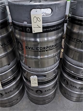Lot 81 - 50L Kegs with Contents