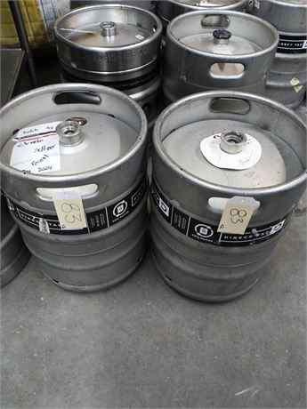 Lot 83 - 50L Kegs with Contents