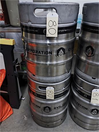 Lot 80 - 50L Kegs with Contents
