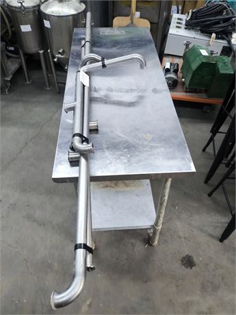 Lot 133 - Stainless Steel Pipes