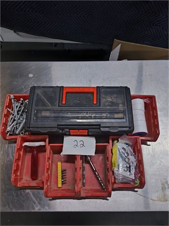 Lot 22 - Tool box and Tools