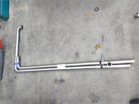 Lot 139 - "L" Shaped Stainless Steel Pipes