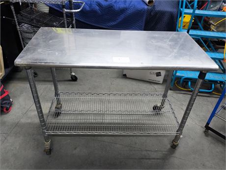 Lot 40 - Stainless Steel Table