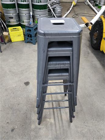 Lot 77 - Aluminum Stools