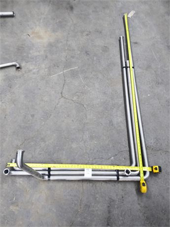Lot 132 - "L" Shaped Stainless Steel Pipes