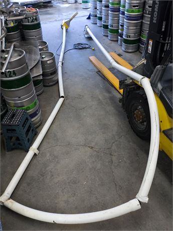 Lot 66 - Auger with roughly 40' Pipe