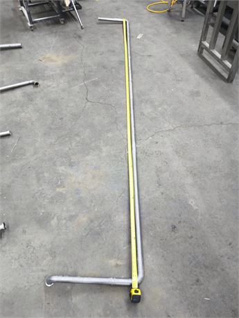 Lot 136  - "L" Shaped Stainless Steel Pipes